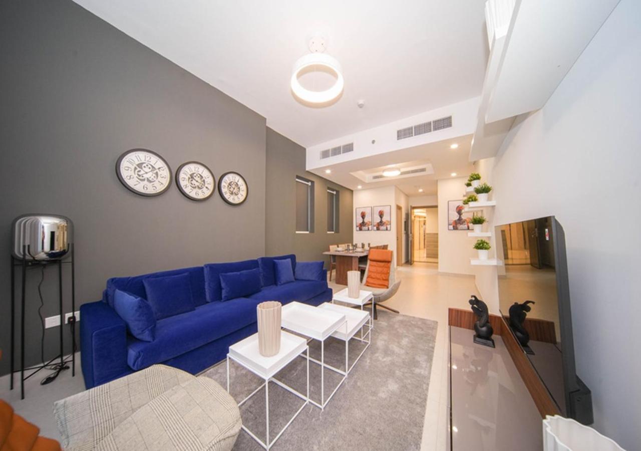 Elegant 2Br View With Rooftop Pool The Bay Dubai Exterior photo